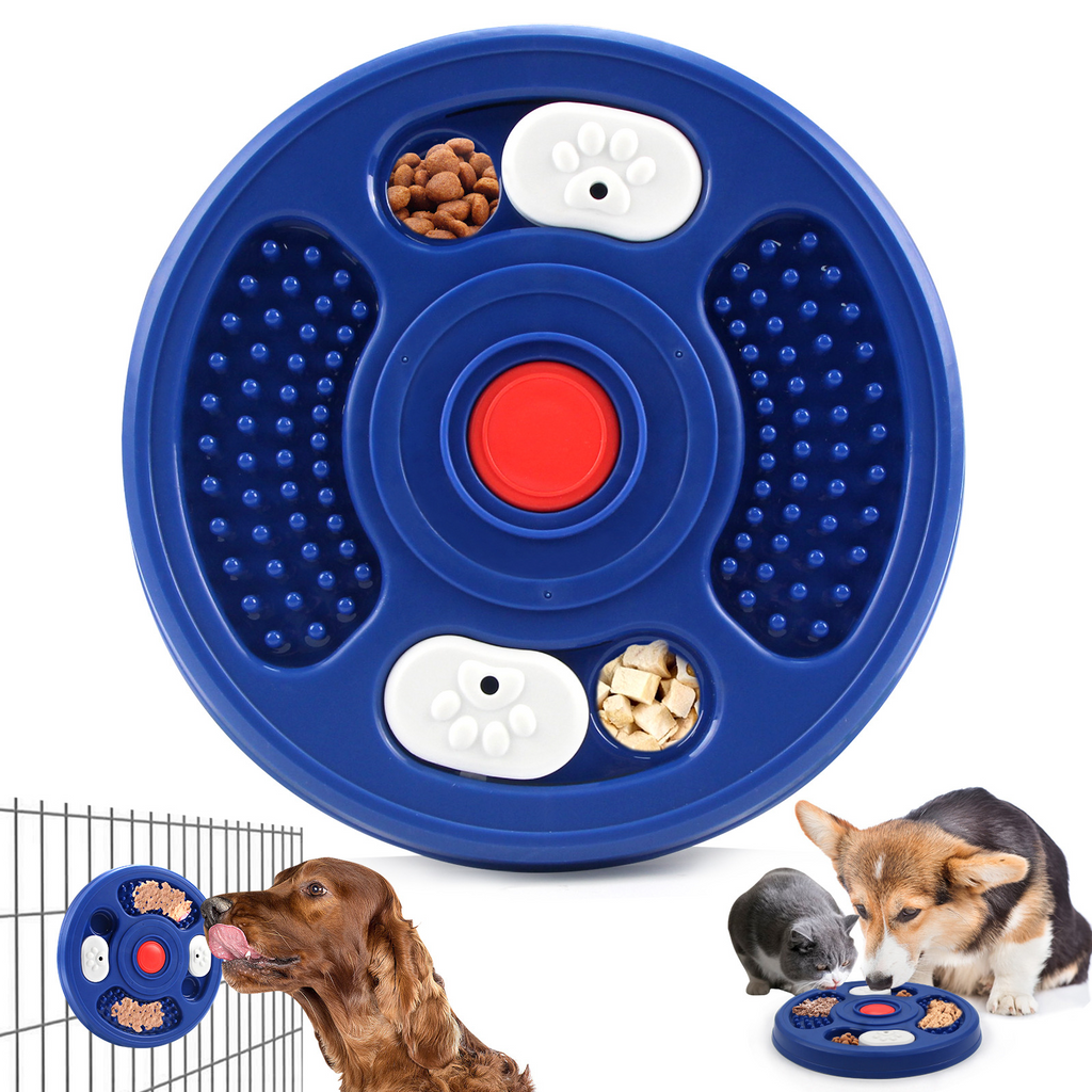Dog Licking Plate Puzzle Treat Dispenser