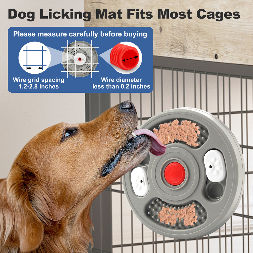 Dog Licking Plate Puzzle Treat Dispenser