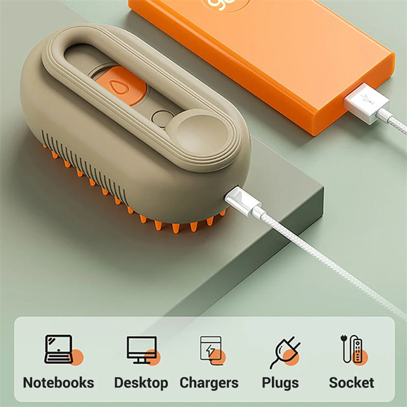 3-in-1 Self-Cleaning Pet Grooming Brush