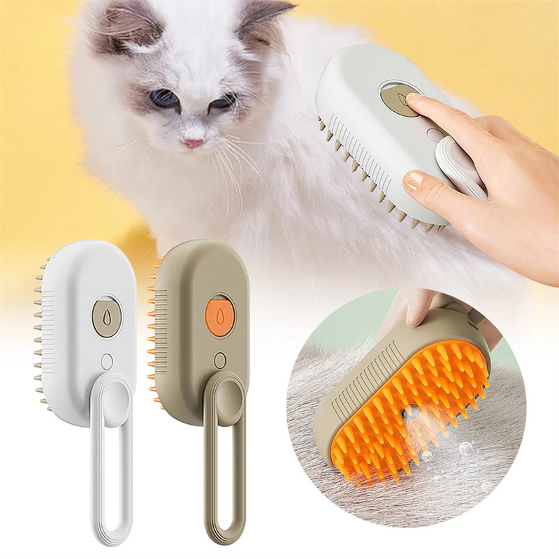 3-in-1 Self-Cleaning Pet Grooming Brush