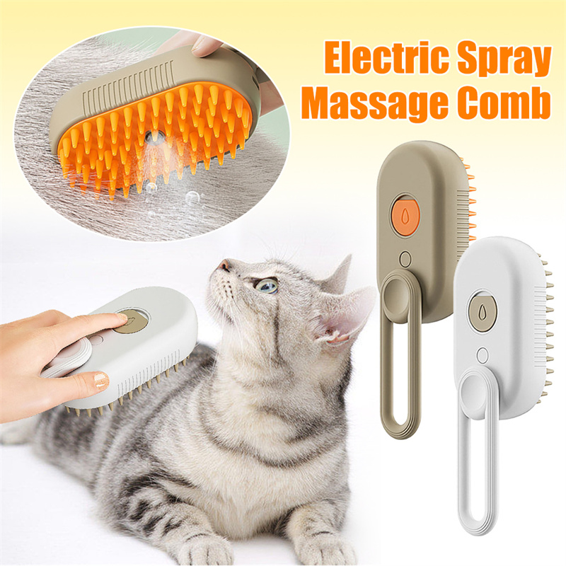 3-in-1 Self-Cleaning Pet Grooming Brush