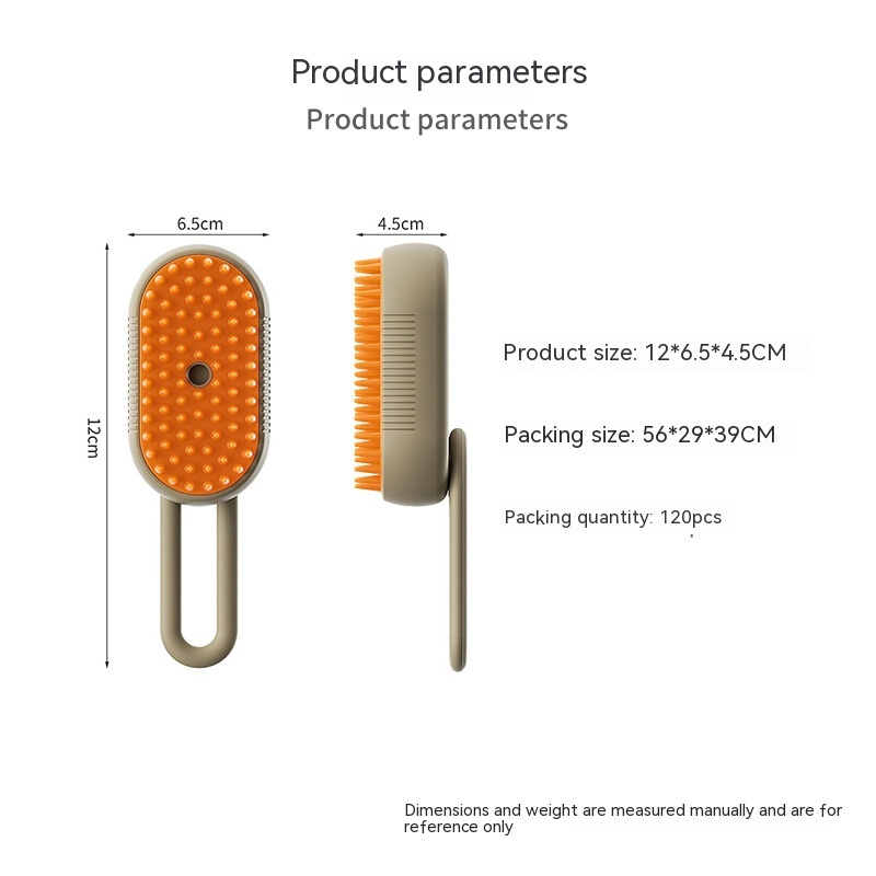 3-in-1 Self-Cleaning Pet Grooming Brush